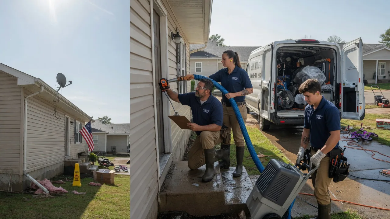 Ceiling Water Damage Restoration in Saint Cloud, WI near me